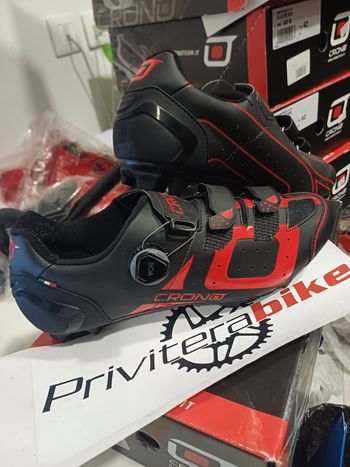 Used Crono SCARPE  CX-3-19 MTB BLACK/RED 42 - 000MCRMNCX-3-19-RED-42 2023 bike — image 2 of 2