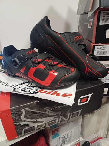 Tweedehands Crono SCARPE CX-3-19 MTB BLACK/RED 42 - 000MCRMNCX-3-19-RED-42 2023 Cycling Shoes