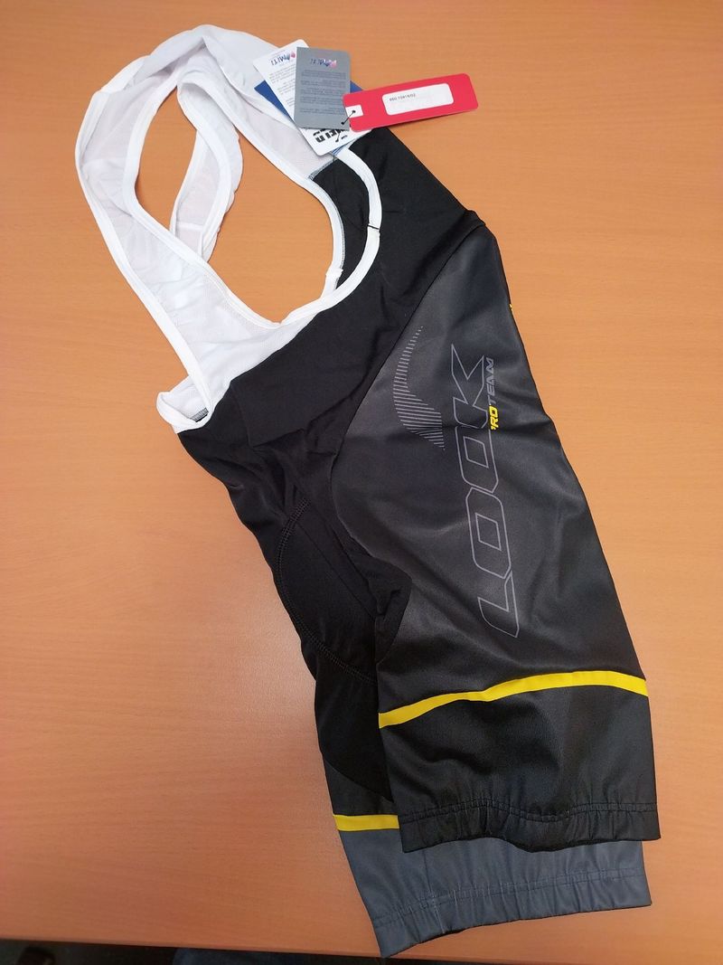 Brugt Look Trägerhose Pro Team black-yellow Cycling Clothing