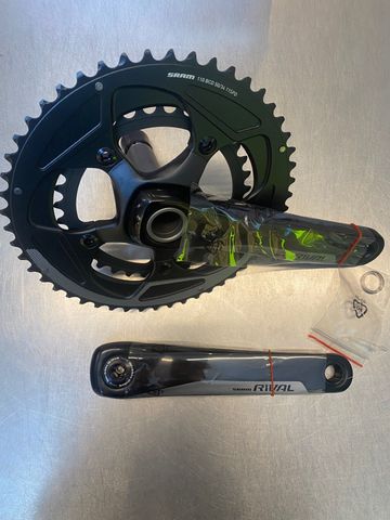 Used Sram Rival22 175 No GXP Drivetrain & Pedals
