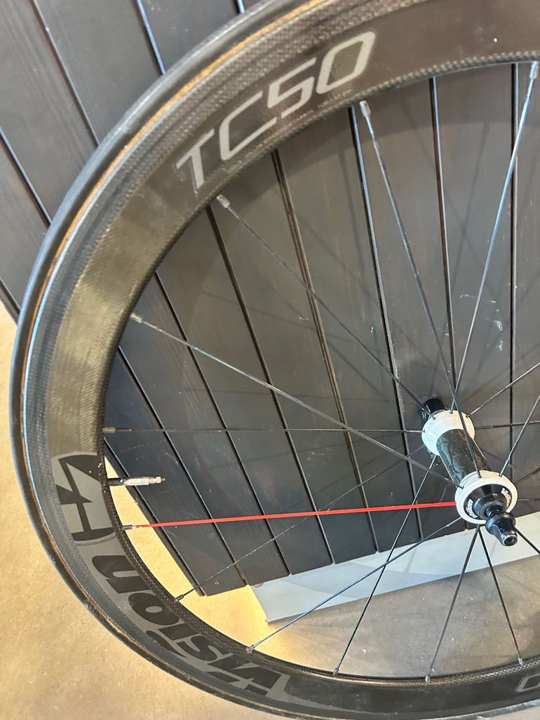 Ebay Bike Wheelset Vision Tc50 Carbon Tubular Vision Tc50 Null