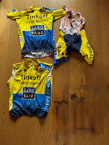 Used Sportful Tinkoff Saxo Cycling Clothing
