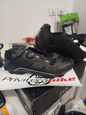FLR SCARPE MTB FLR F-75 CARBON BLACK 45 - 394005 2022 Cycling Shoes usato