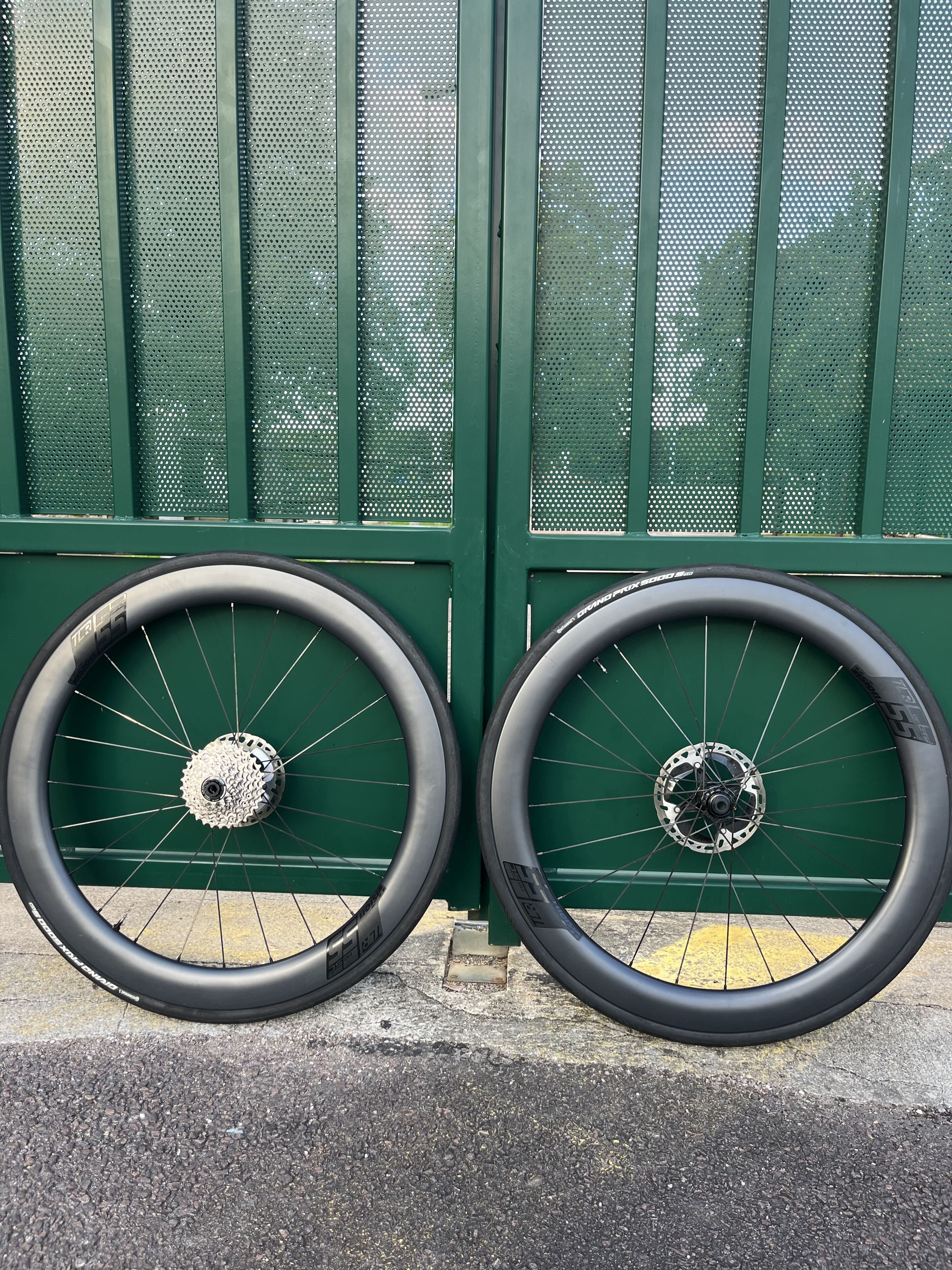 Carbon Wheels Vision Sc55 Db Vision 55tc Disc Wheels Vision SC 55