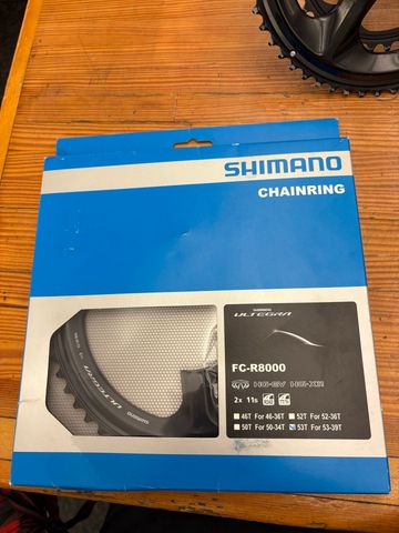 Used Shimano FC-R8000 Drivetrain & Pedals