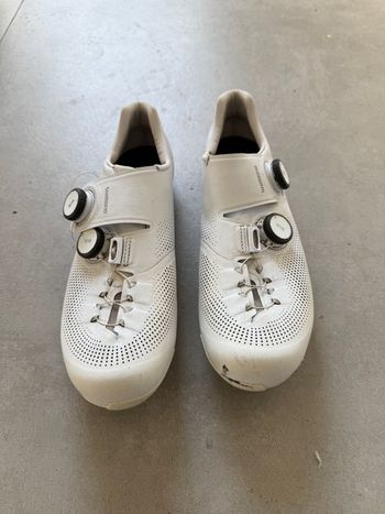 Used Shimano S-phyre white 2024 Cycling Shoes