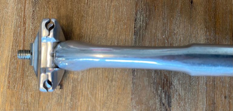 Used selcof tige de selle Vintage 25mm  aéro chromée 1990 bike — image 3 of 6