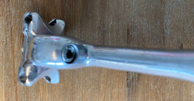 Used selcof tige de selle Vintage 25mm  aéro chromée 1990 bike — image 4 of 6