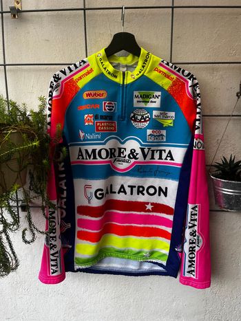 Nalini Team Fanini Amore é Vita 1992 Cycling Clothing de segunda mano