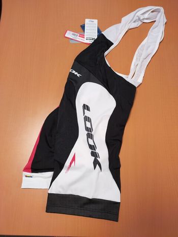 Look, Trägerhose kurz ProTeam white-red