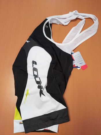 Gebrauchtes Look Trägerhose kurz ProTeam white-acid Cycling Clothing