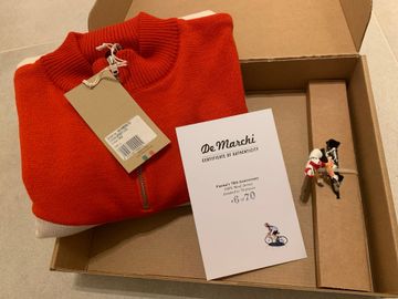 Tweedehands De Marchi FAEMA Limited Edition Wool Cycling Jersey 2020 Cycling Clothing
