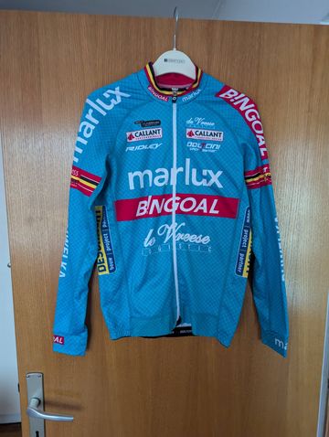 Brugt doltcini Marlux Bingoal Belgian Champion Cycling Cyclocross Jersey - Size XS (S) 2023 Cycling Clothing