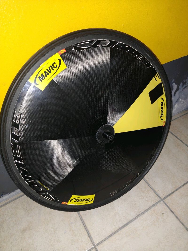 Used Mavic Commet Carbon Disc Wheel Rear Tubular 11-speed Wheels