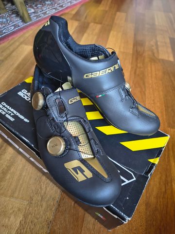 Used Gaerne Carbon G. STL Nero/Oro Cycling Shoes