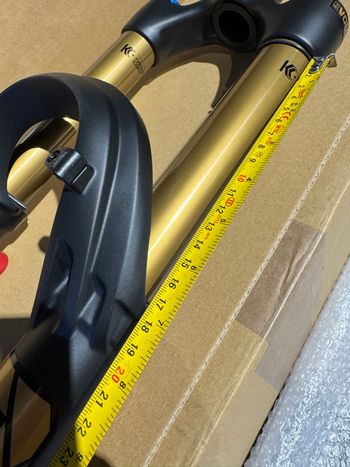 Used Fox Fox 38 Factory Kashima . Grip 2 2025 bike — image 7 of 13