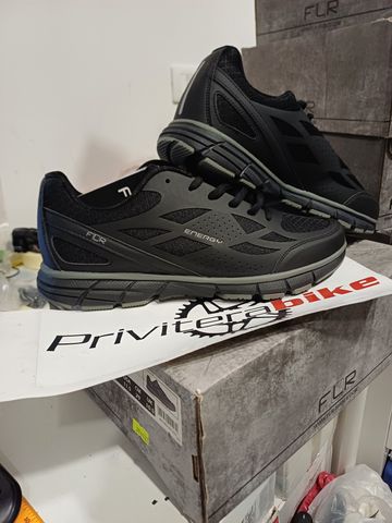 Used FLR SCARPE MTB ENERGY BLACK/GREY 45 - 394021-BLK-45 2023 Cycling Shoes