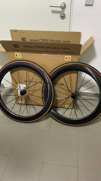 Used crw works CRW Works CS5060 Carbonlaufradsatz Lightweight Zipp ENVE bike — image 1 of 8