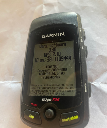 Brugt Garmin Edge 705 - Cod. 010-00555-21 2009 bike — billede 8 af 17