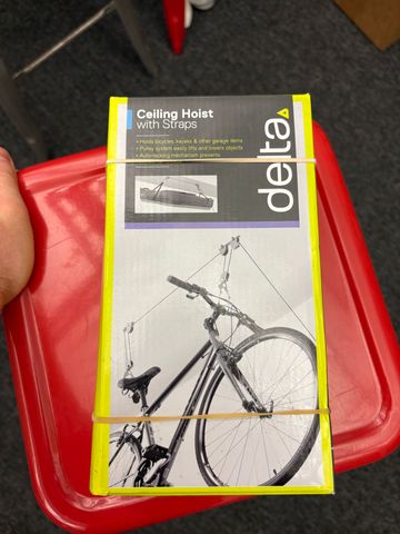 Used Delta Ceiling Hoist w/ Straps Cycling Accessories