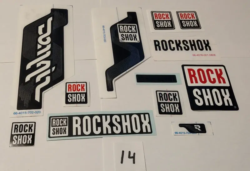 Used Rock Shox Domain Decal bike