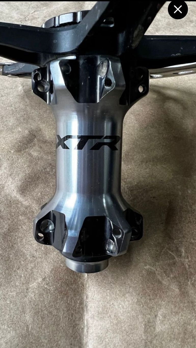 Shimano XTR HB-M9110-BS Straightpull Front Hub - Centerlock - 15x110mm Boost - E-Thru Axle