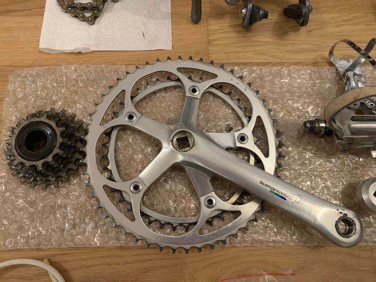 Used Shimano Ultegra Tricolor 6400 1988 bike — image 6 of 10