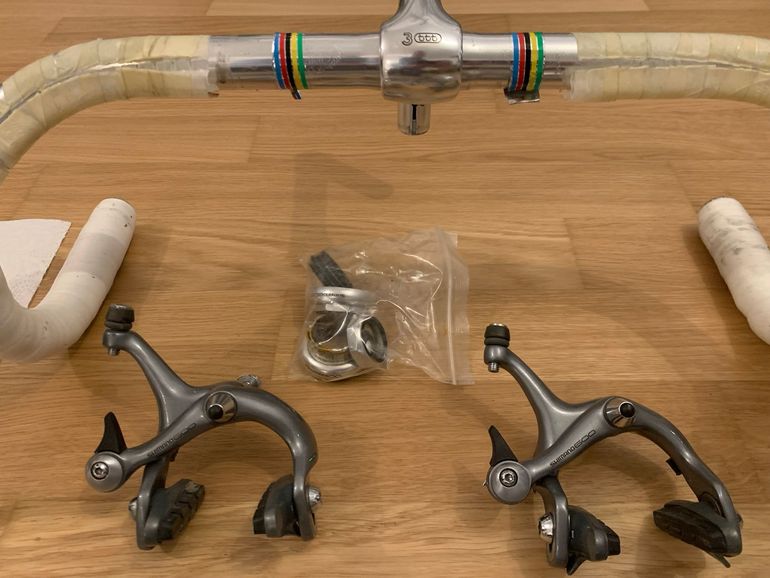 Used Shimano Ultegra Tricolor 6400 1988 bike — image 8 of 10