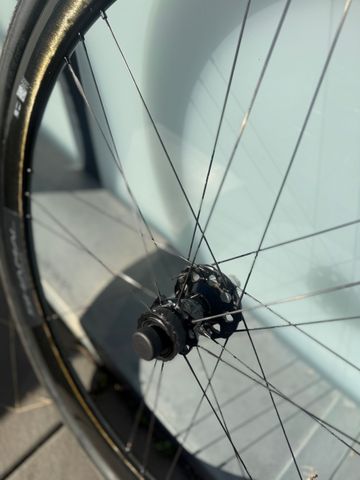 Brugt Campagnolo SHAMAL C21 CARBON DISC, Laufradsatz, Panaracer 2024 bike — billede 9 af 9
