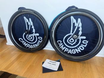 Used Campagnolo SHAMAL C21 CARBON DISC, Laufradsatz, Panaracer 2024 Wheels