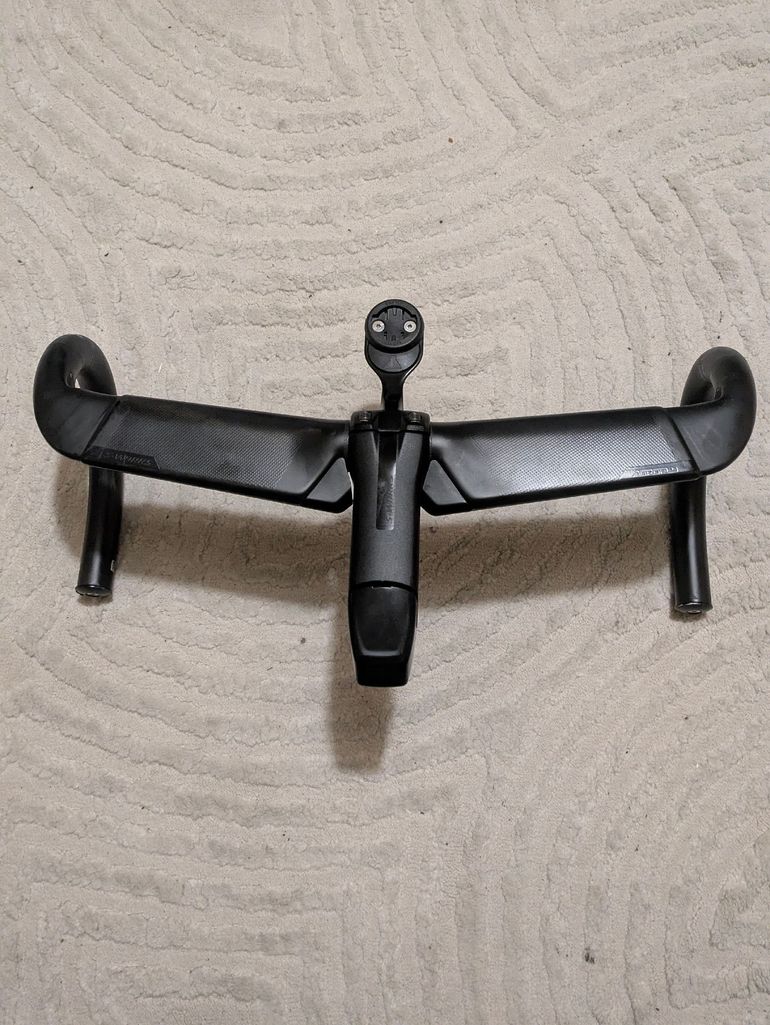 S WORKS Aerofly 400mm　B47KB Specialized S Works Aerofly Lenker inkl. Vorbau und Computer