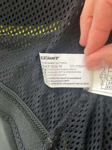 Brugt Kenny Gilet Track jacket 2020 bike — billede 5 af 5