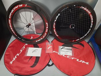 Used Fulcrum Racing Speed TT Laufradsatz 80mm/Disc mit CULT Lagern 2020 Wheels