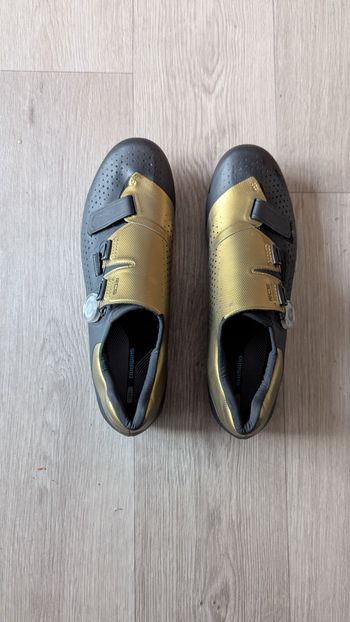 Used Shimano Chaussures Shimano RC5 Limited Noir Or - Neuf - Taille 46 Cycling Shoes
