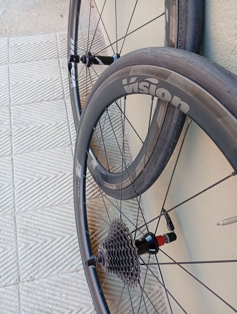 Bicycle Ruote Vision Metron 40 Usate 40 Clincher Vision Metron 40 Ltd Disc 40  Ltd Vision