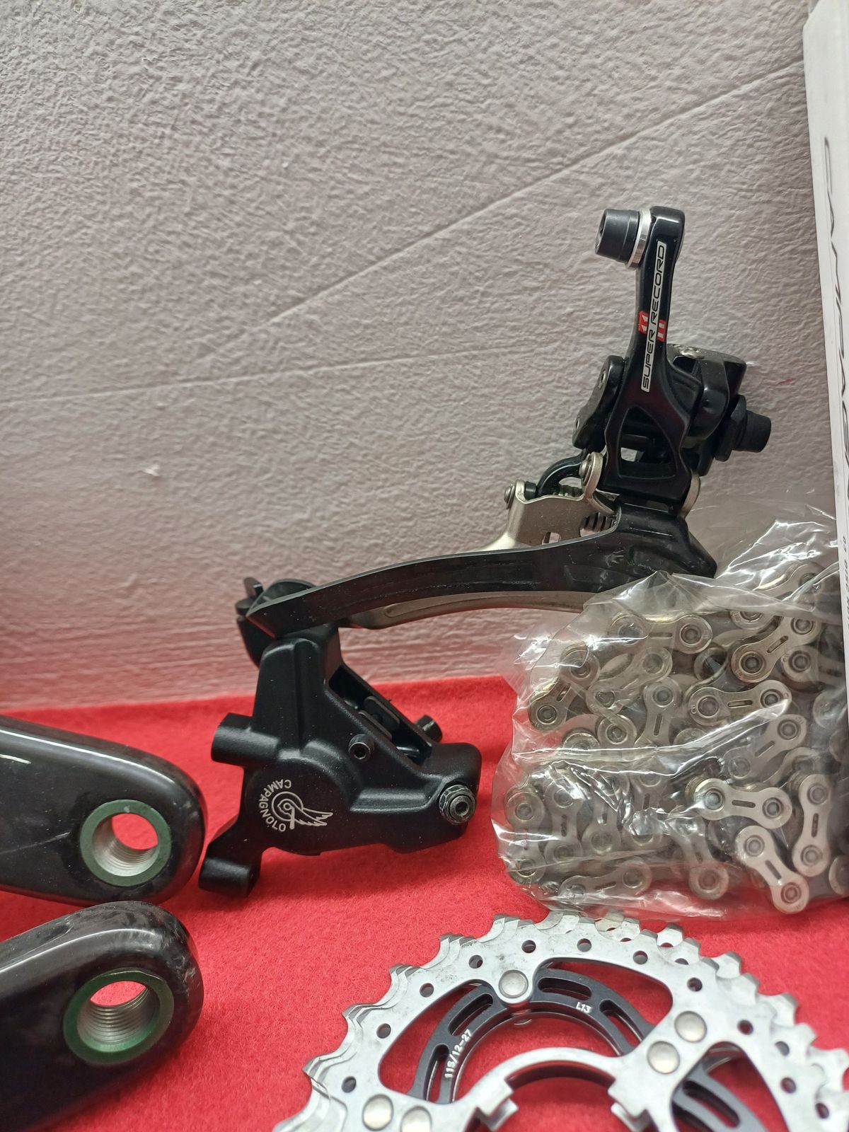 Used Campagnolo GRUPPO COMPLETO SUPER RECORD 11V DISCO H11