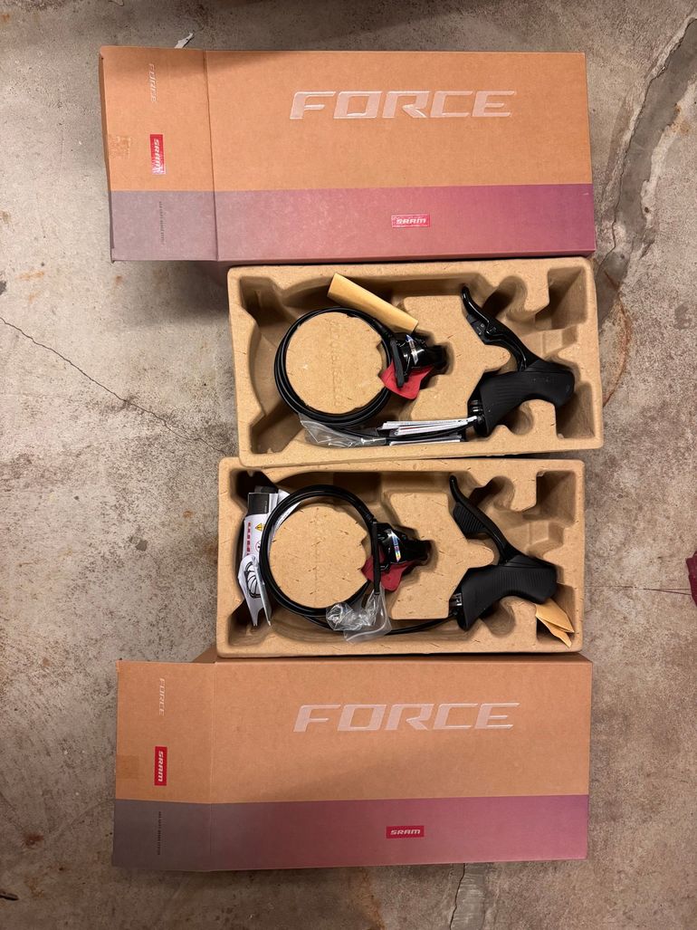 Used Sram Force AXS shifters + calibers 2024 bike — image 2 of 3