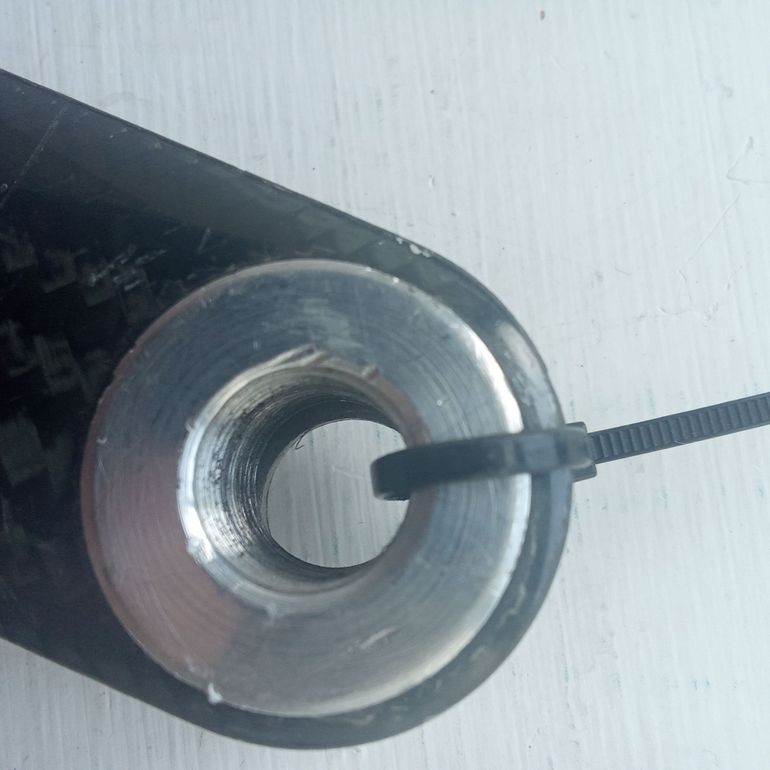 Used Shimano guarnitura carbonio 53 39 pedali 172.5 perno quadrato bb 100 2015 bike — image 3 of 7