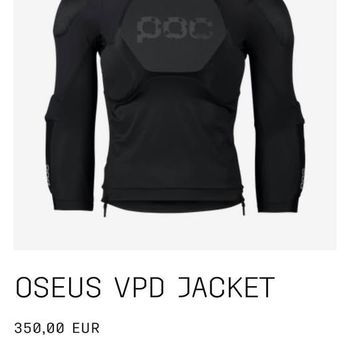Used POC OSEUS VPD JACKET 2024 Cycling Clothing