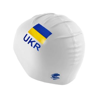Tweedehands SHOP TSUNAMI Gorro silicona natación bandera Ucrania Swimming