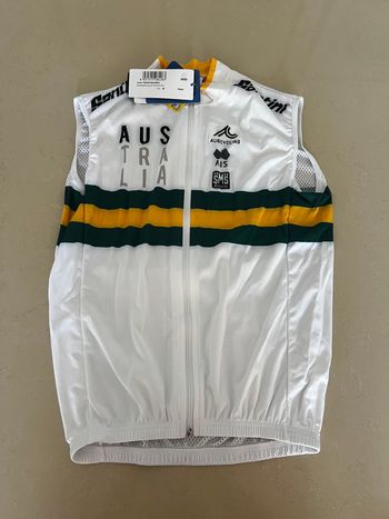 Used Santini Cycling Australia 2022 race team kit new with tags. 2022 bike