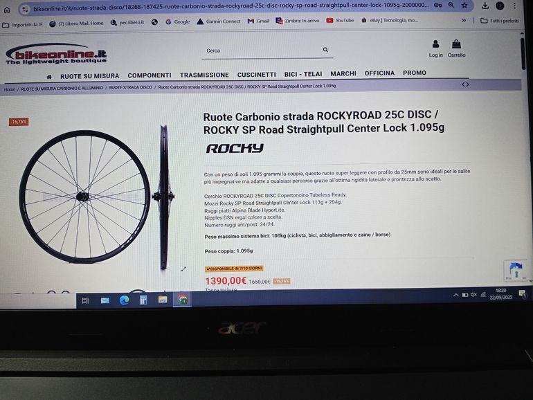 Brugt ROCKYROAD 25C DISC 2023 bike — billede 5 af 5