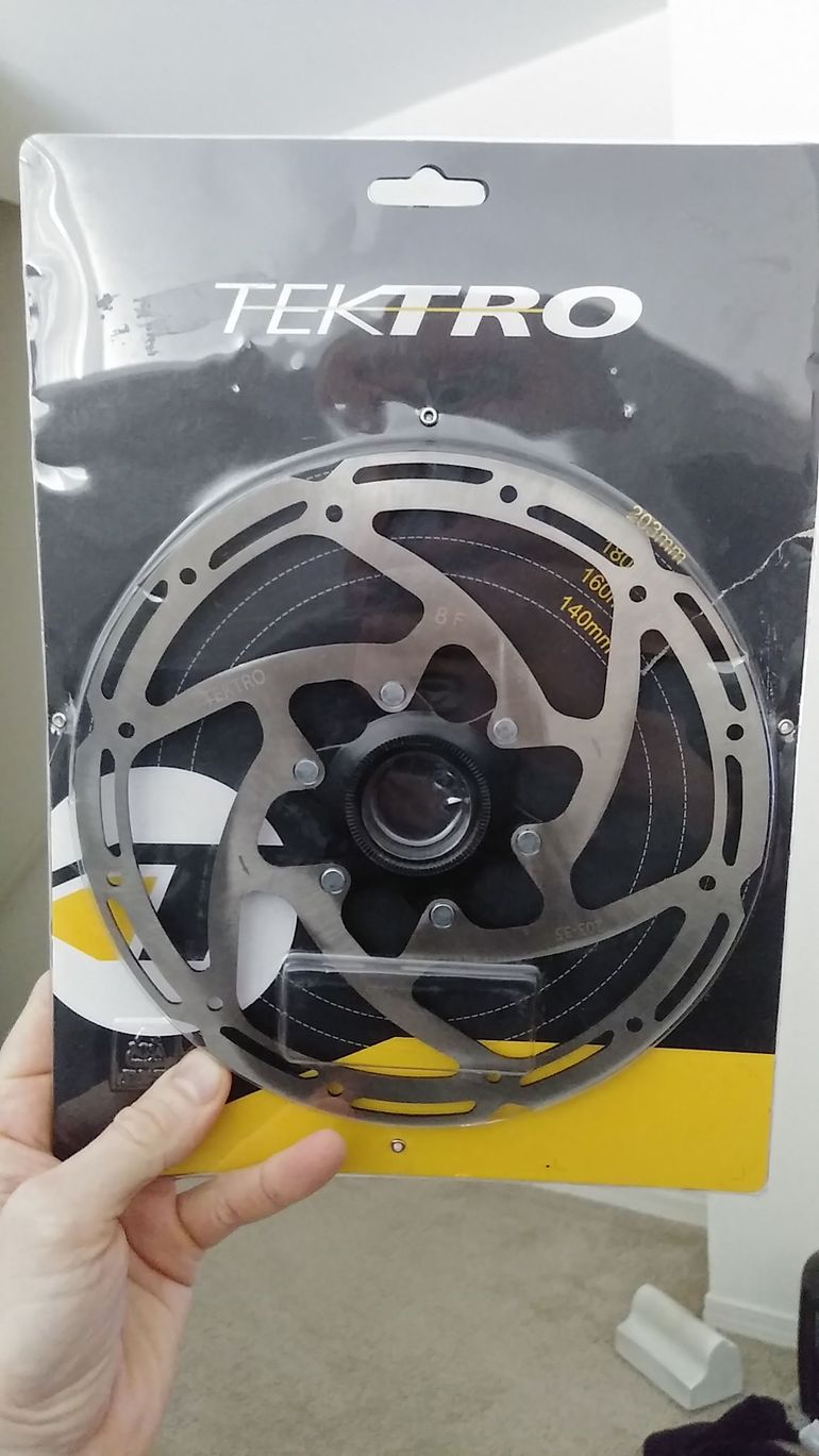 Used Tektro Center Lock 203mm Rotor 2024 bike — image 2 of 4