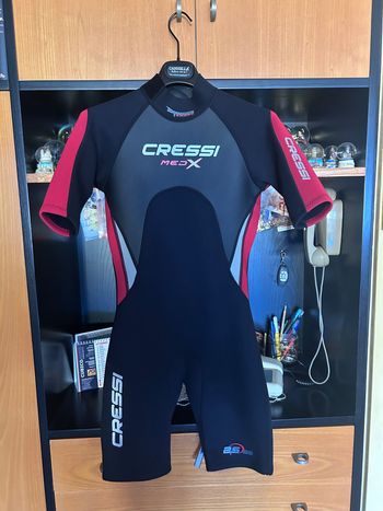 Tweedehands Cressi Muta shorty in neoprene bifoderato 2, 5 mm 2021 Watersport Clothing