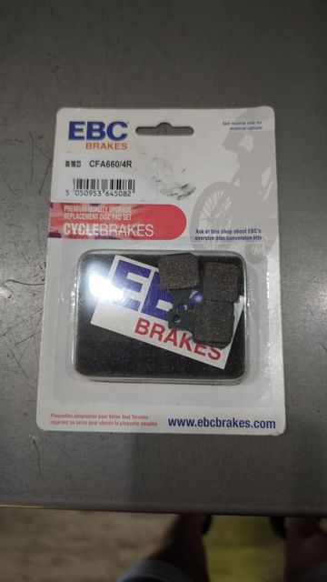 EBC CFA660/4R Organic Brake Pads for Magura MT5/MT7 Brakes d'occasion