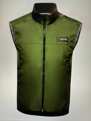 Used Gorewear Gore Gilet GoreTex Windstopper 3XL Green 2024 bike — image 2 of 8