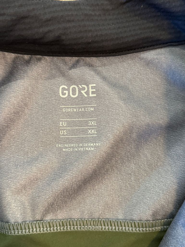 Used Gorewear Gore Gilet GoreTex Windstopper 3XL Green 2024 bike — image 7 of 8