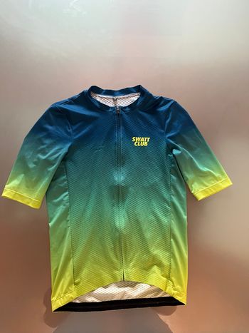 Used Swatt Club Green Jersey Cycling Clothing