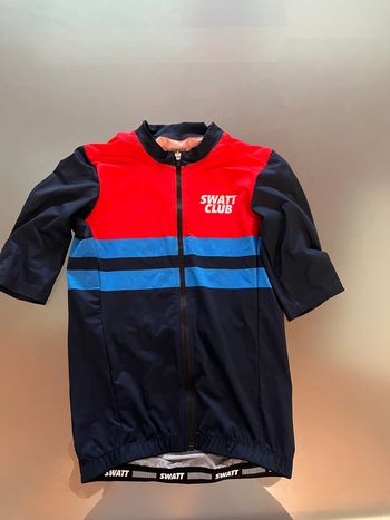 Used Swatt Club Red-Blue Jersey Cycling Clothing