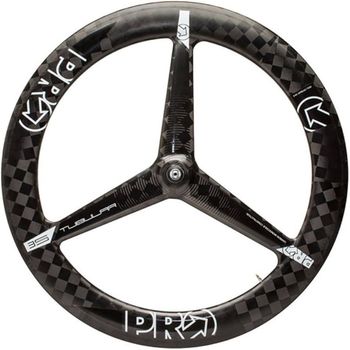 Used Pro threespoke + disc wheel 2020 bike — image 1 of 6